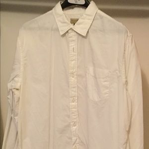 Summer weight long sleeve button down